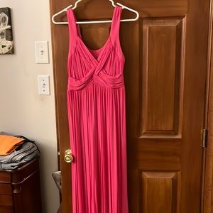 New York & Co Sleeveless pink Goddess maxi dress